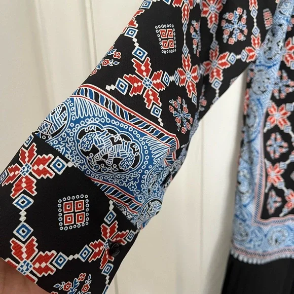 Sandro Rjoel Printed Midi Dress - Picture 7 of 11